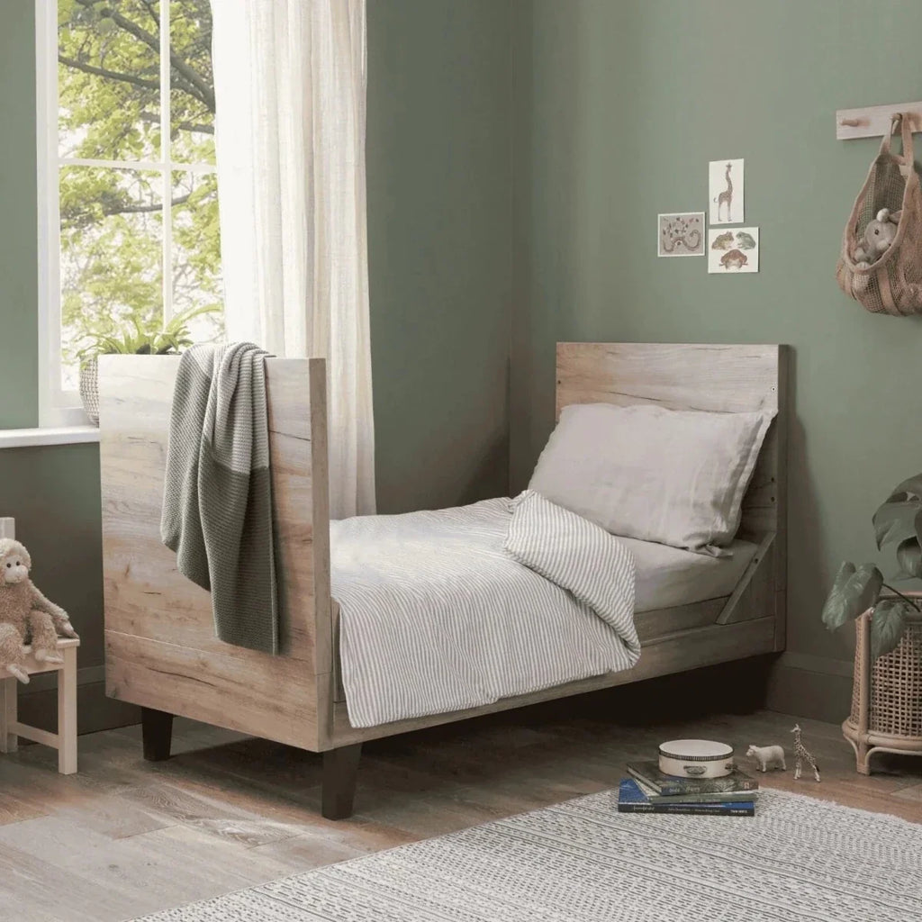 Tutti Bambini Como 2 Piece Furniture Set - Distressed Oak/Slate Grey