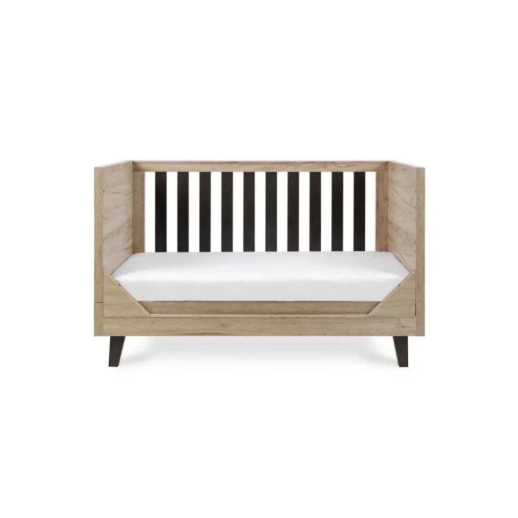 Tutti Bambini Como Cot Bed - Distressed Oak/Slate Grey