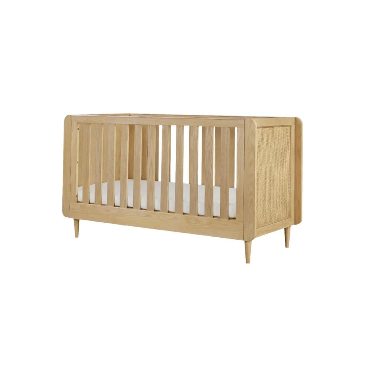 Tutti Bambini Japandi Cot Bed - Light Oak