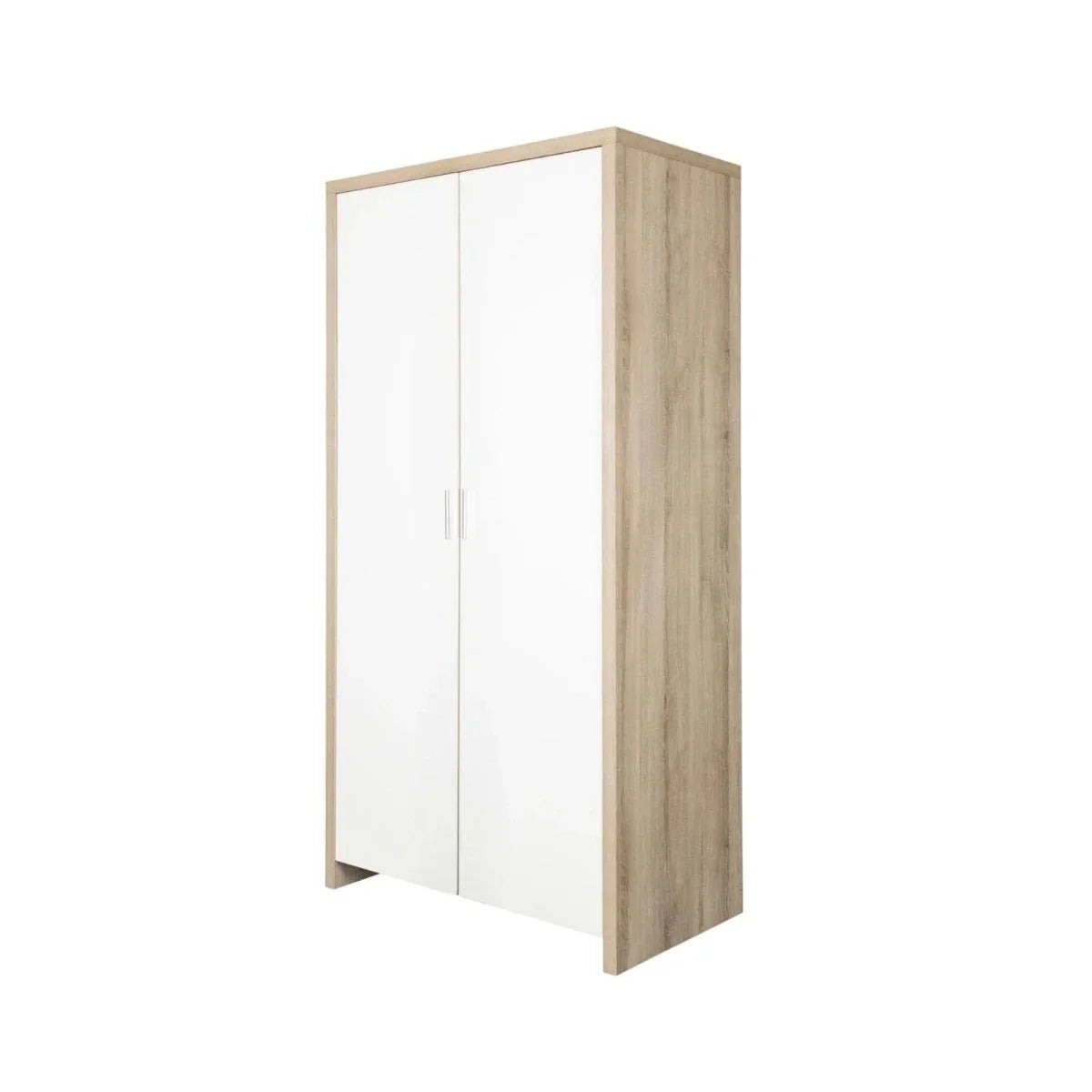 Tutti Bambini Modena 3 Piece Room Set with Sprung Fibre Mattress - White/Oak