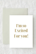 I'm So Excited For You - Gift Card