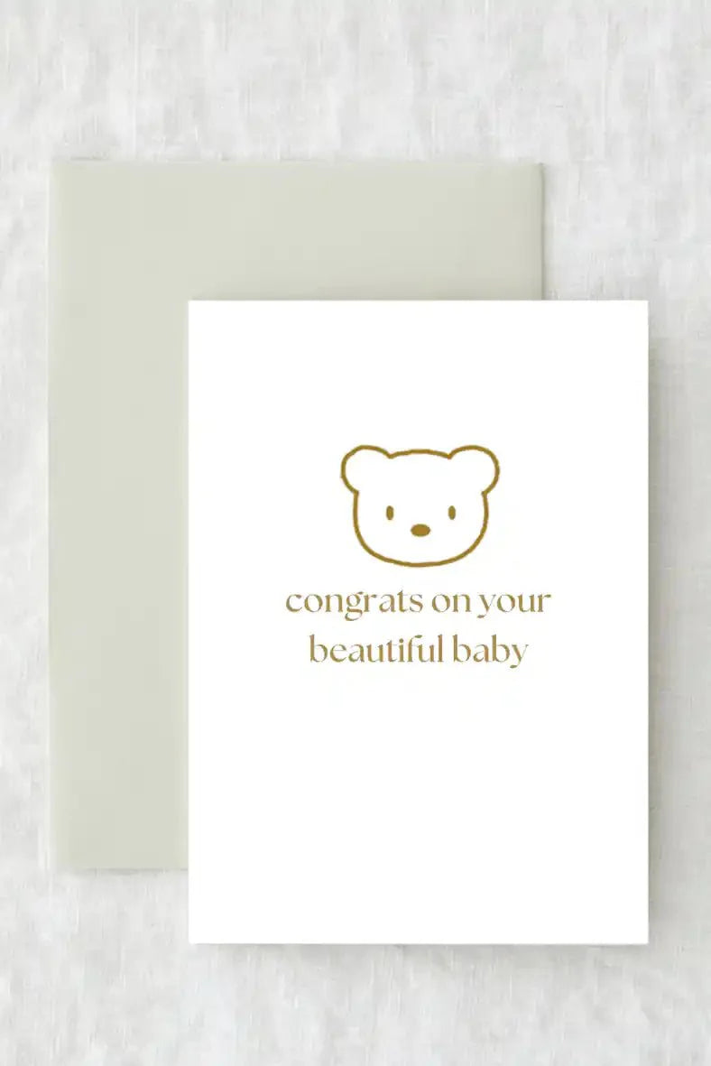 Congrats On Your Beautiful Baby - Gift Card