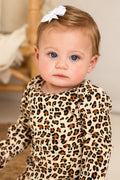Little Wild One – Leopard Print Baby Romper