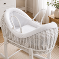 Wicker Pod Baby Deluxe Moses Basket-No stand included
