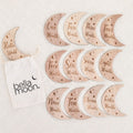 Wooden Month-by-Month Baby Milestone Set-0