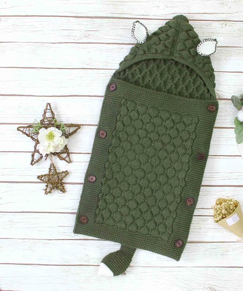 Premium Baby Sleeping Bag - Soft Lamb Cashmere Lined Infant Sleep Sack | Warm & Cozy Newborn Swaddle Blanket