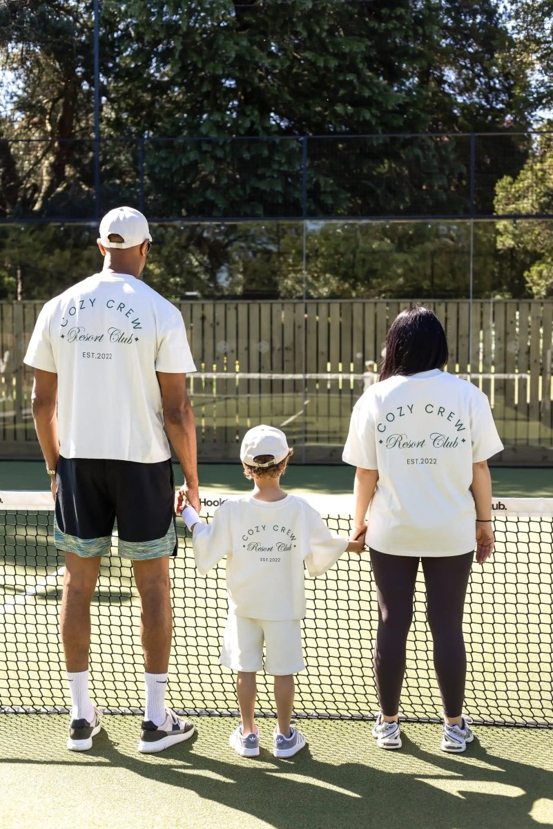 Adult Cozy Crew Resort Club Tee - Ash Grey - T-Shirts