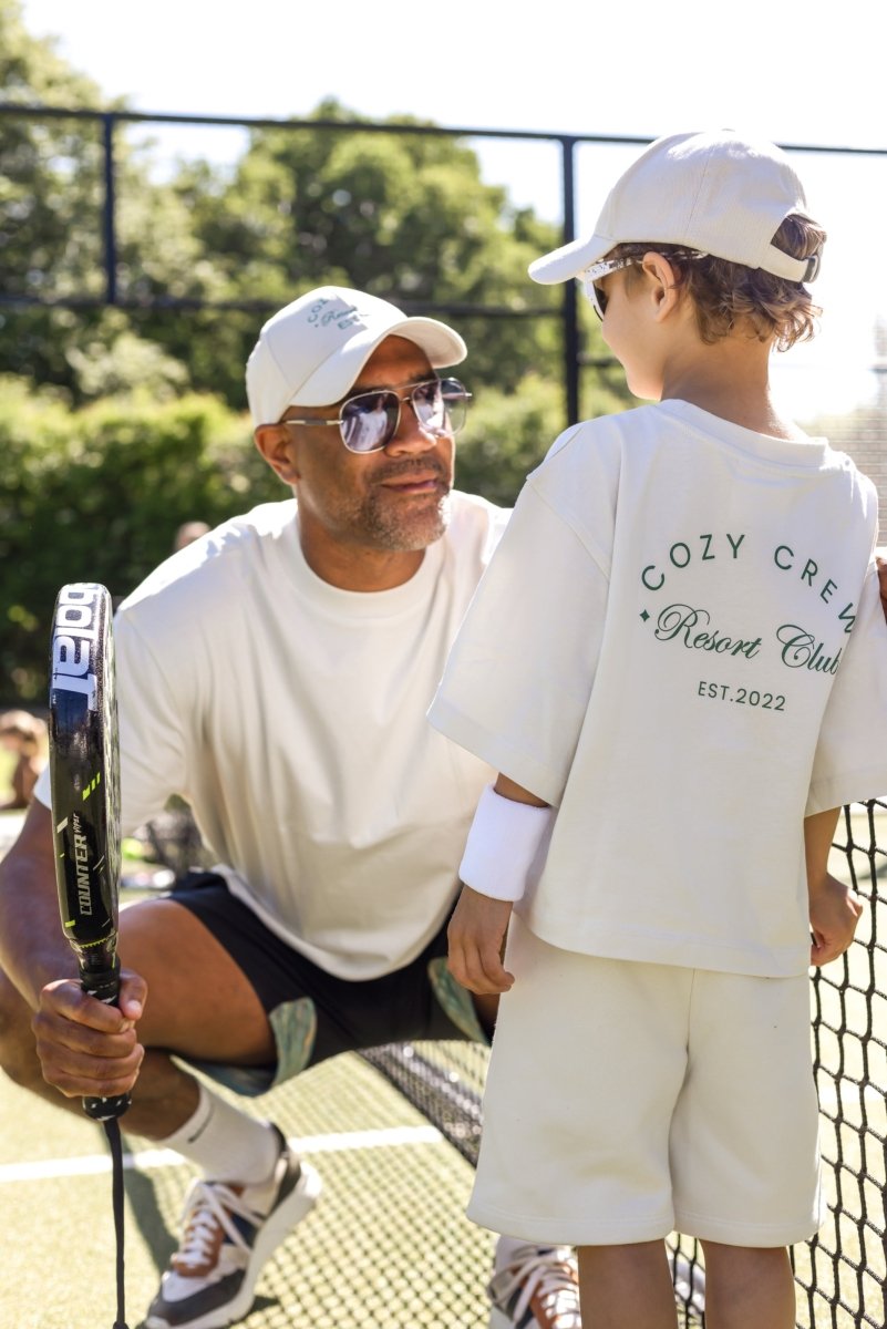 Adult Cozy Crew Resort Club Tee - Ash Grey - T-Shirts