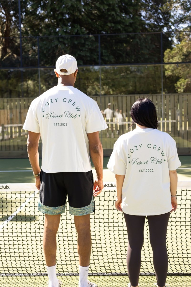 Adult Cozy Crew Resort Club Tee - Ash Grey - T-Shirts