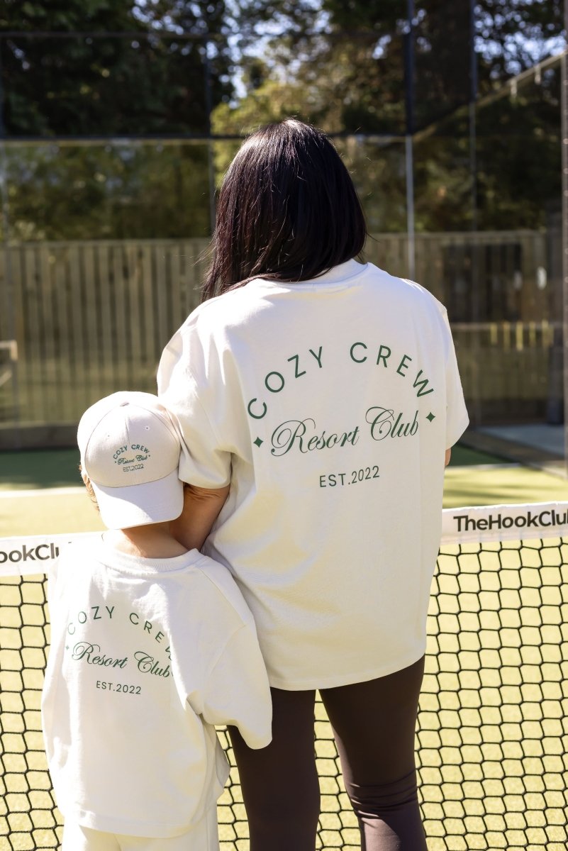 Adult Cozy Crew Resort Club Tee - Ash Grey - T-Shirts