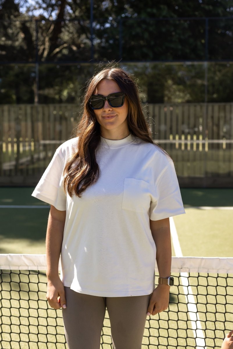 Adult Cozy Crew Resort Club Tee - Snow White - T-Shirts