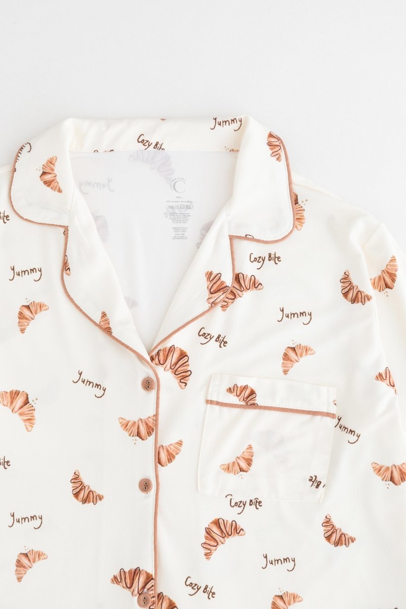 Adult COZY Croissant Club Pyjamas - Pyjamas