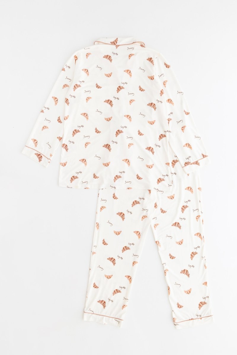 Adult COZY Croissant Club Pyjamas - Pyjamas