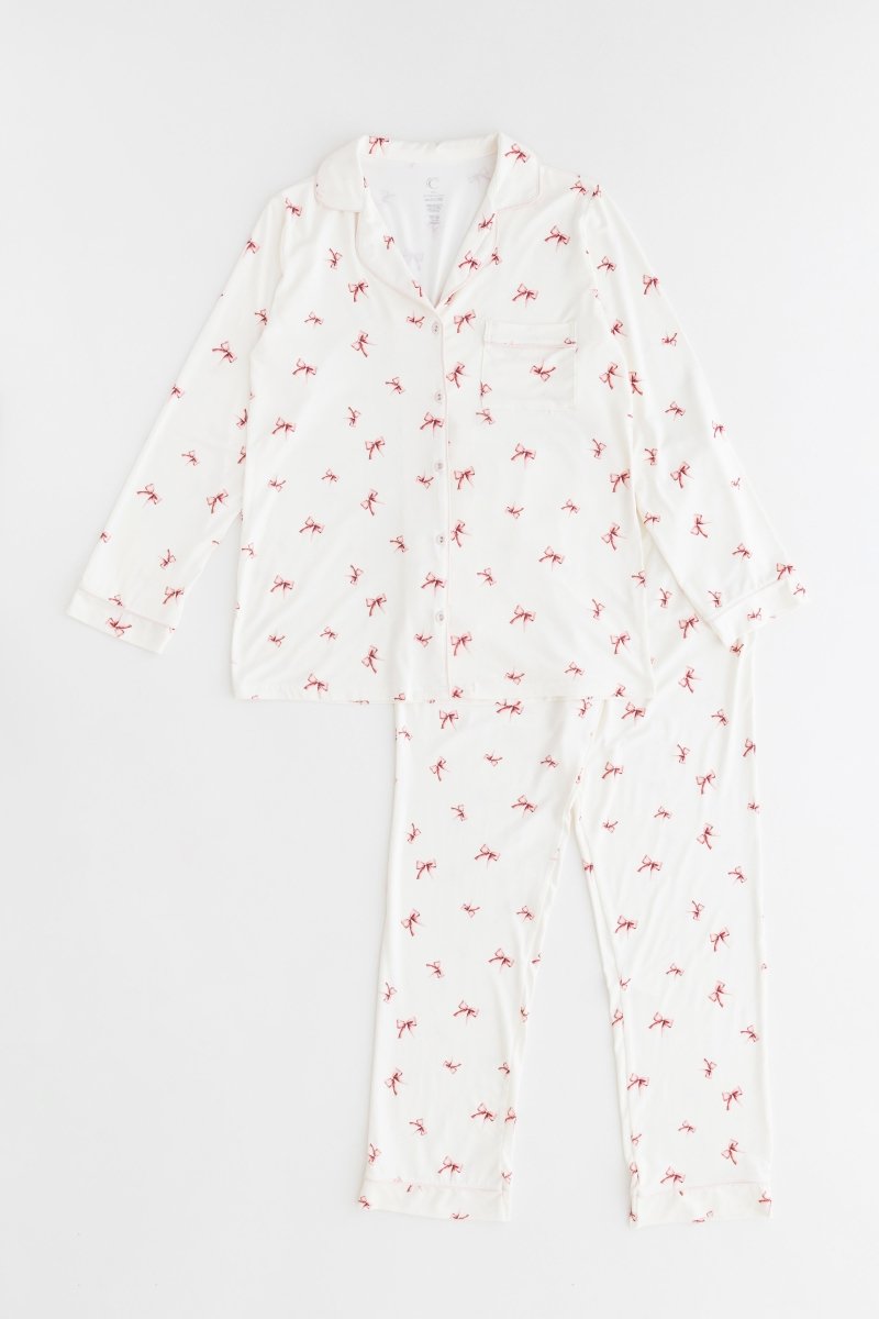 Adult COZY Rosy Ribbon Pyjamas - Pyjamas