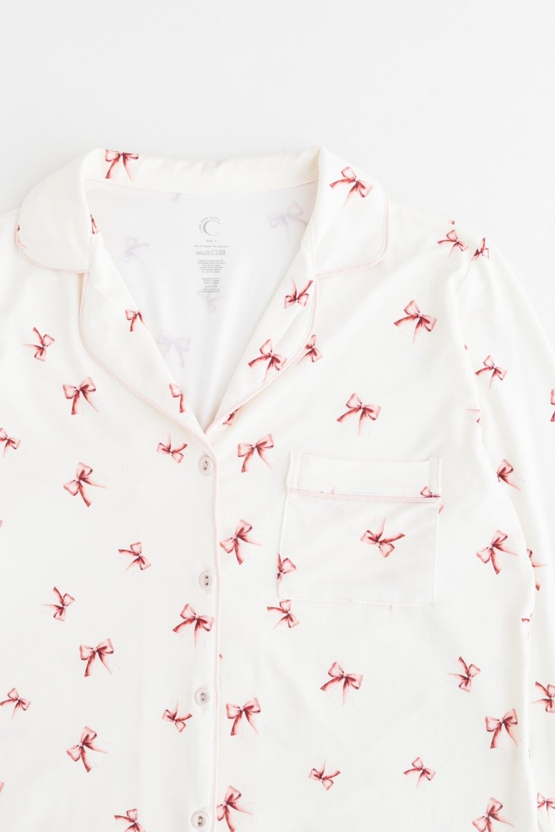 Adult COZY Rosy Ribbon Pyjamas - Pyjamas