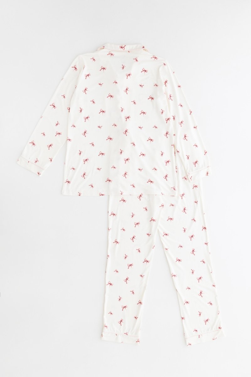 Adult COZY Rosy Ribbon Pyjamas - Pyjamas