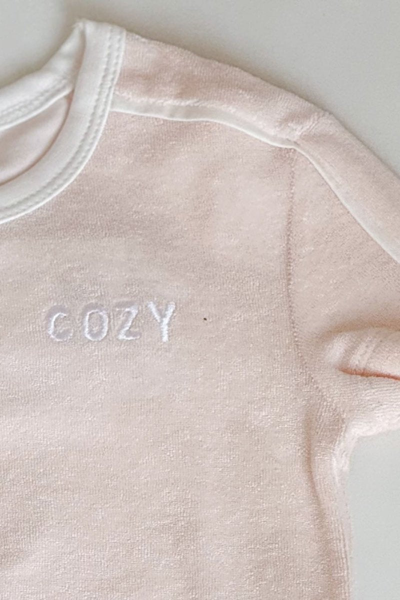 Adult COZY Terry Towel Tee - Pink - T-Shirts