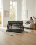 Airpod 3 Travel Cot Includes Newborn Bassinet Insert - Dark Grey - Travel Cot