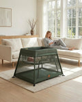 Airpod 3 Travel Cot Includes Newborn Bassinet Insert - Green - Travel Cot