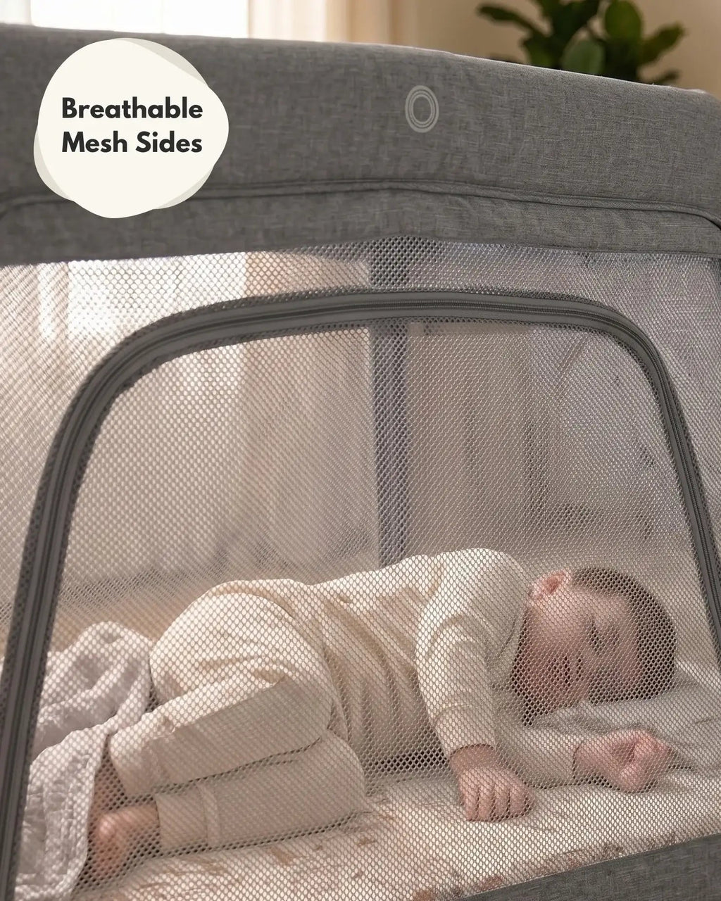 Airpod 3 Travel Cot Includes Newborn Insert - Light Grey - Travel Cot