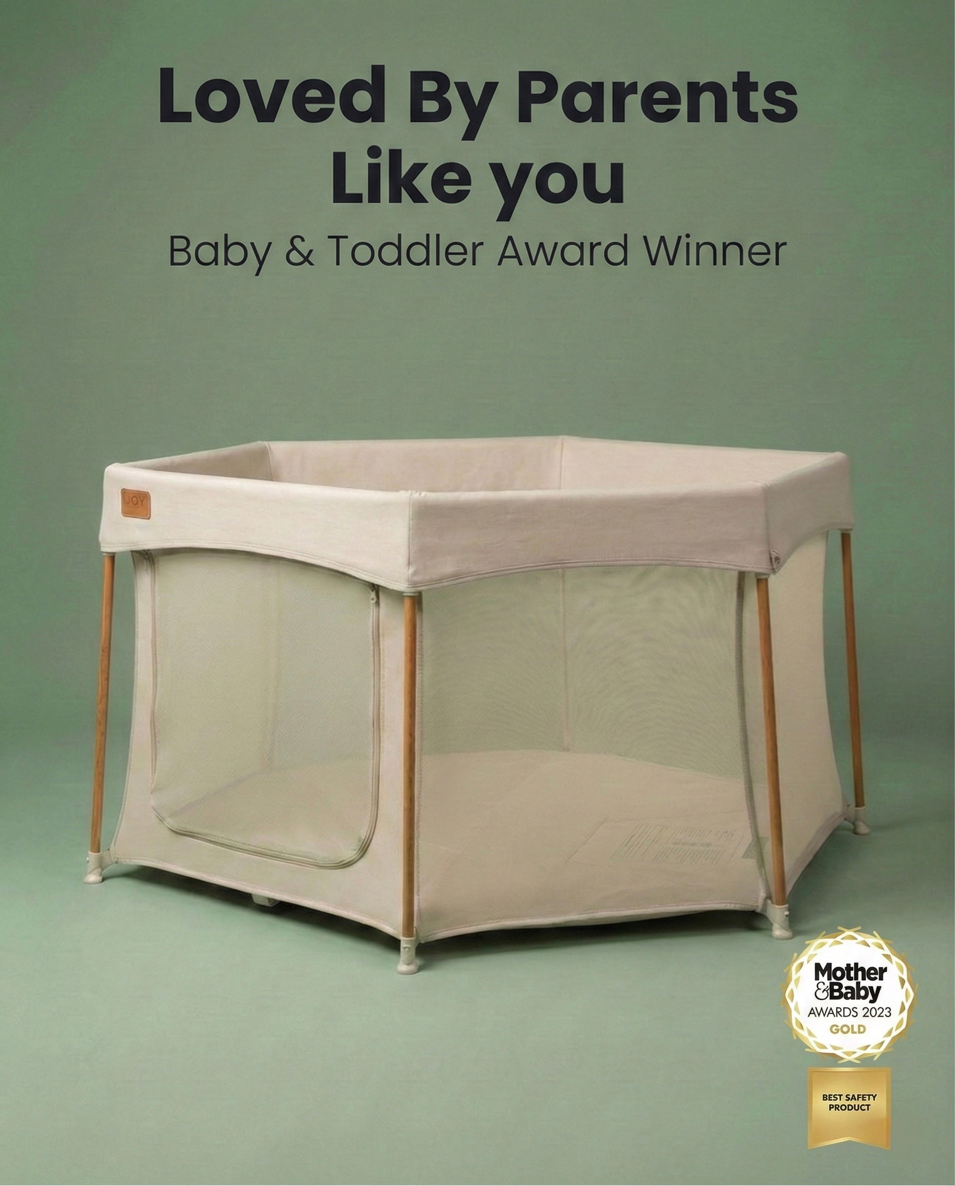 All Stars JOY Baby Playpen - Beige - Playpen