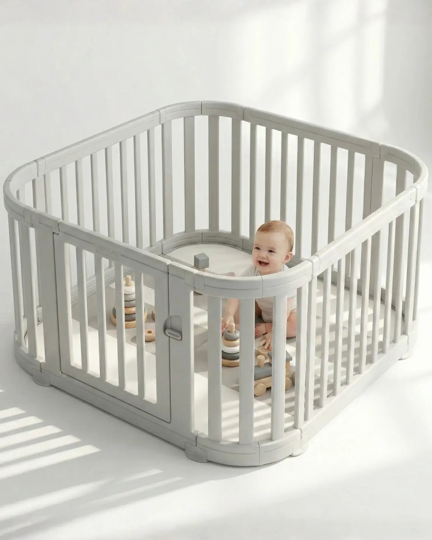 All Stars Playpen - Grey - Playpen