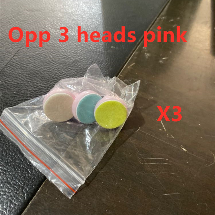 Anti-scratch Multifunctional Baby Electric Nail Polisher - Opp 3heads pink 3PCS