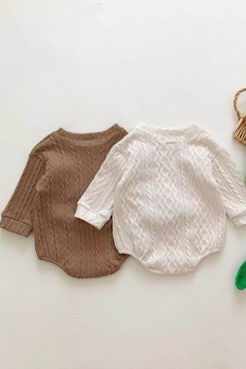 Autumn Bear Bodysuit Green White or Brown - Bodysuits