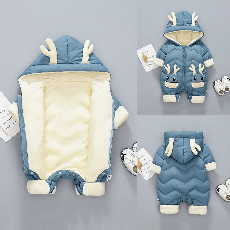 Baby winter romper