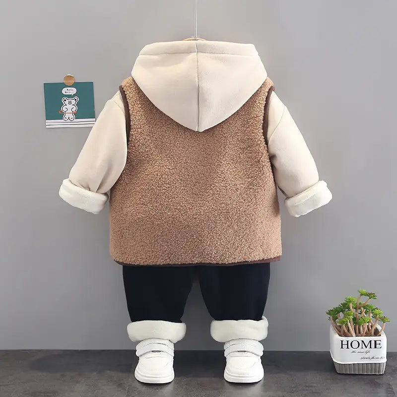 Children’s Velvet Lined Winter Baby Clothes