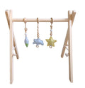 Baby Activity Fitness Frame - Wood color - Baby Toys