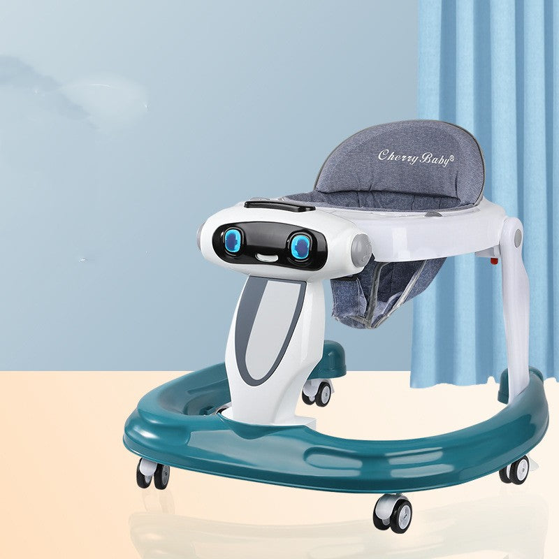 Baby Anti-O-Leg Multifunctional Safety Walker - Sea blue / Foundation - Baby Walkers