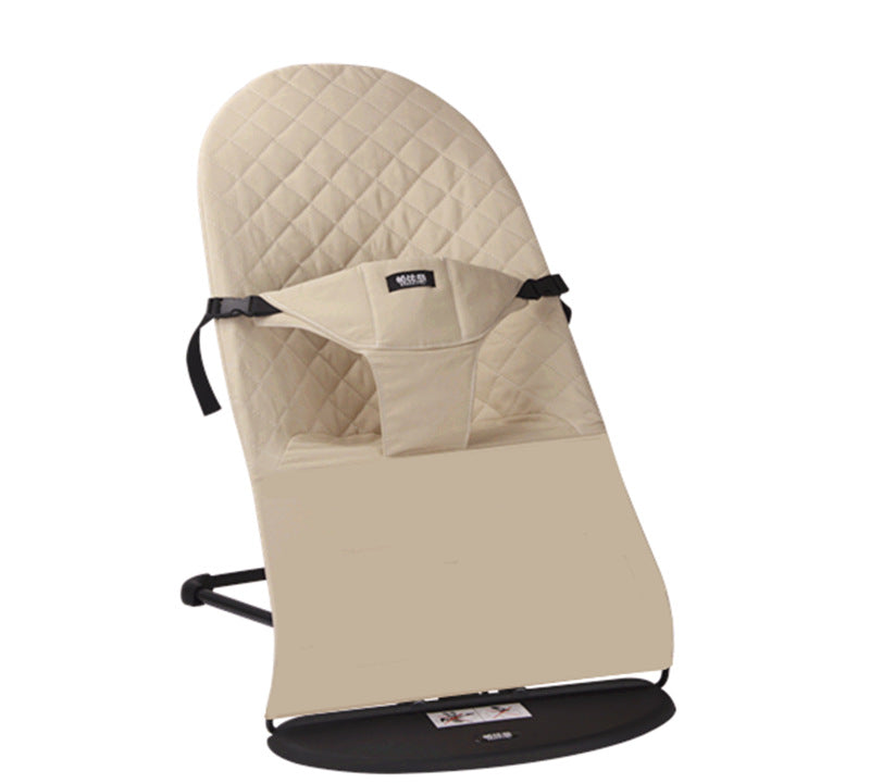 Newborn Balance Rocking Chair Mother And Baby Supplies - Khaki cotton