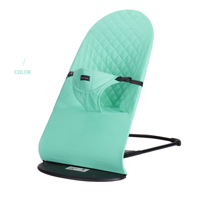 Newborn Balance Rocking Chair Mother And Baby Supplies - Lake blue fine cotton