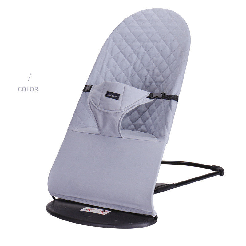 Newborn Balance Rocking Chair Mother And Baby Supplies - Light grey fine cotton