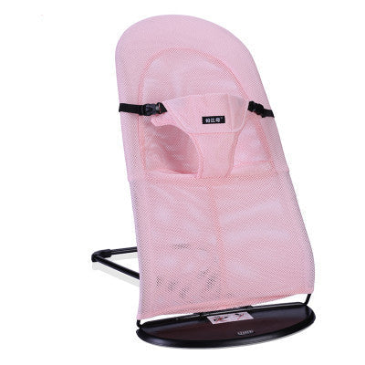 Newborn Balance Rocking Chair Mother And Baby Supplies - Pink mesh