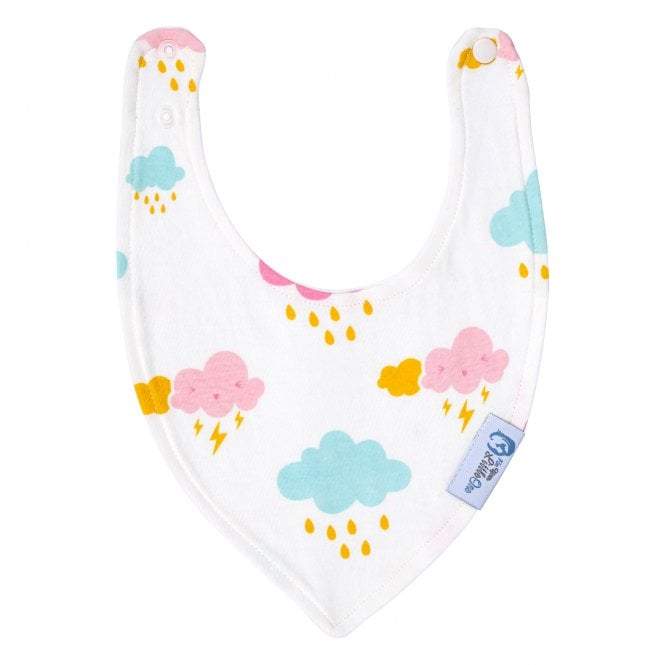 Baby Bandana Dribble Bibs Cotton Pack Of 8 - Girls-Clearance