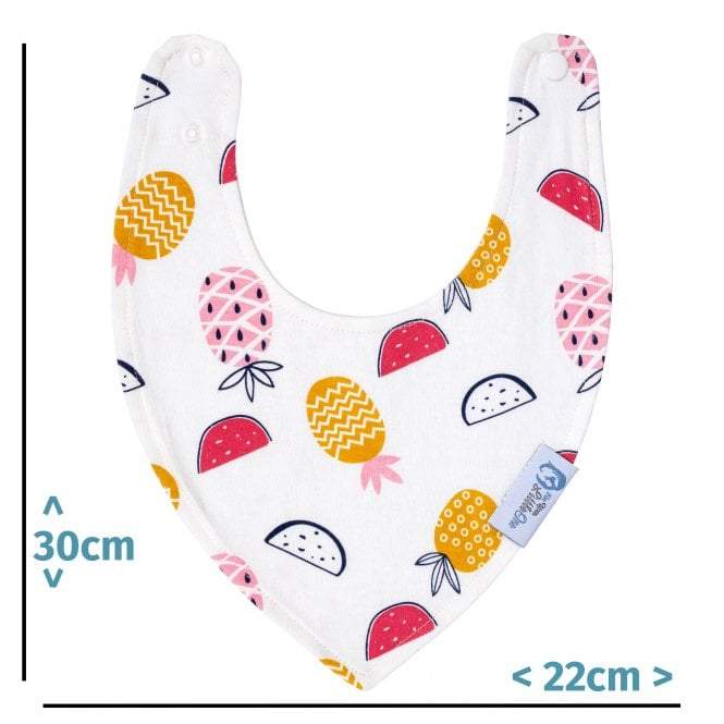 Baby Bandana Dribble Bibs Cotton Pack Of 8 - Girls-Clearance