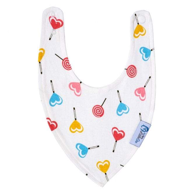 Baby Bandana Dribble Bibs Cotton Pack Of 8 - Girls-Clearance