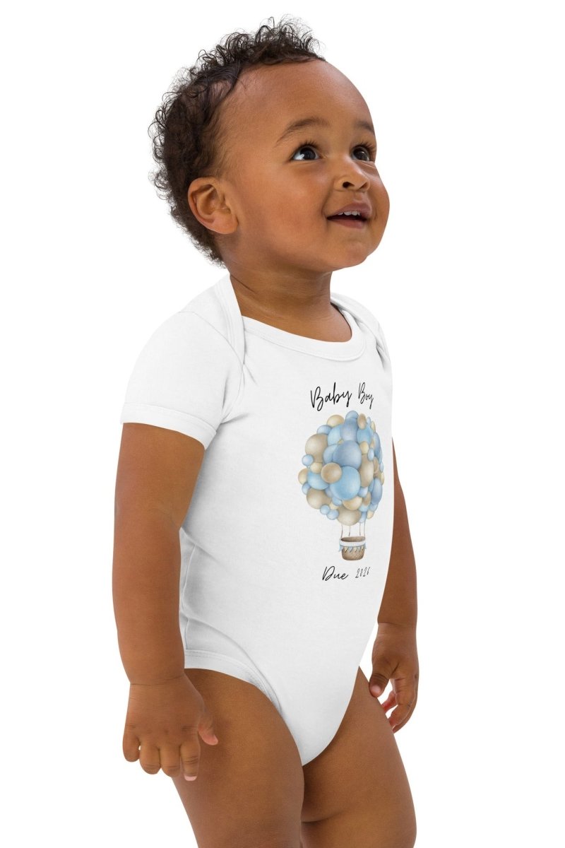 Baby Boy Due (Personalised Name Bodysuit) - Bodysuits