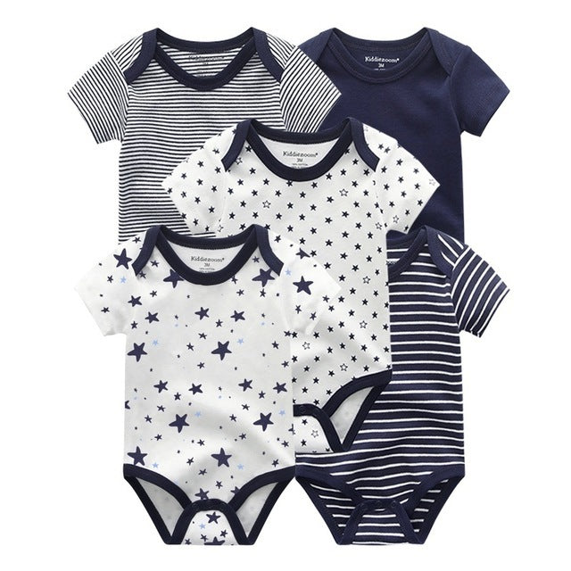 Baby crawling suit - One 5Pcs / 12M