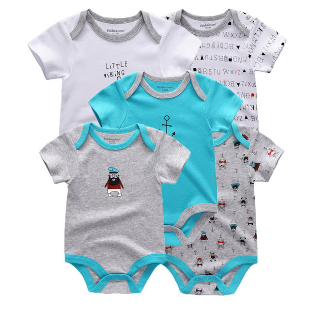 Baby crawling suit - Three 5Pcs / 9M