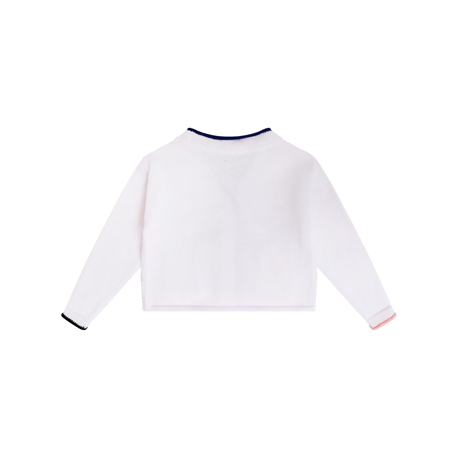 Baby Cardigan in White - Cardigan