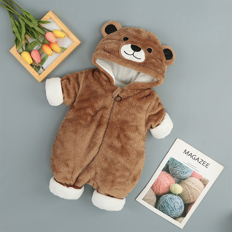 Baby Cotton Onesies – Soft Everyday Essentials - Brown / 66cm - Baby Clothing