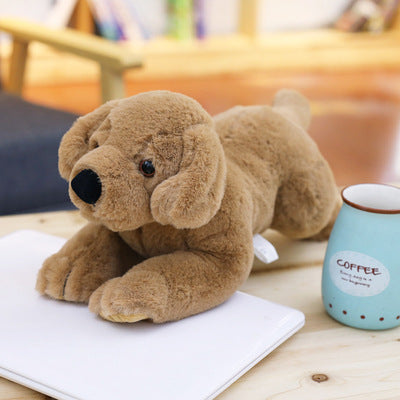 Baby dog plush toy - Brown / 60cm