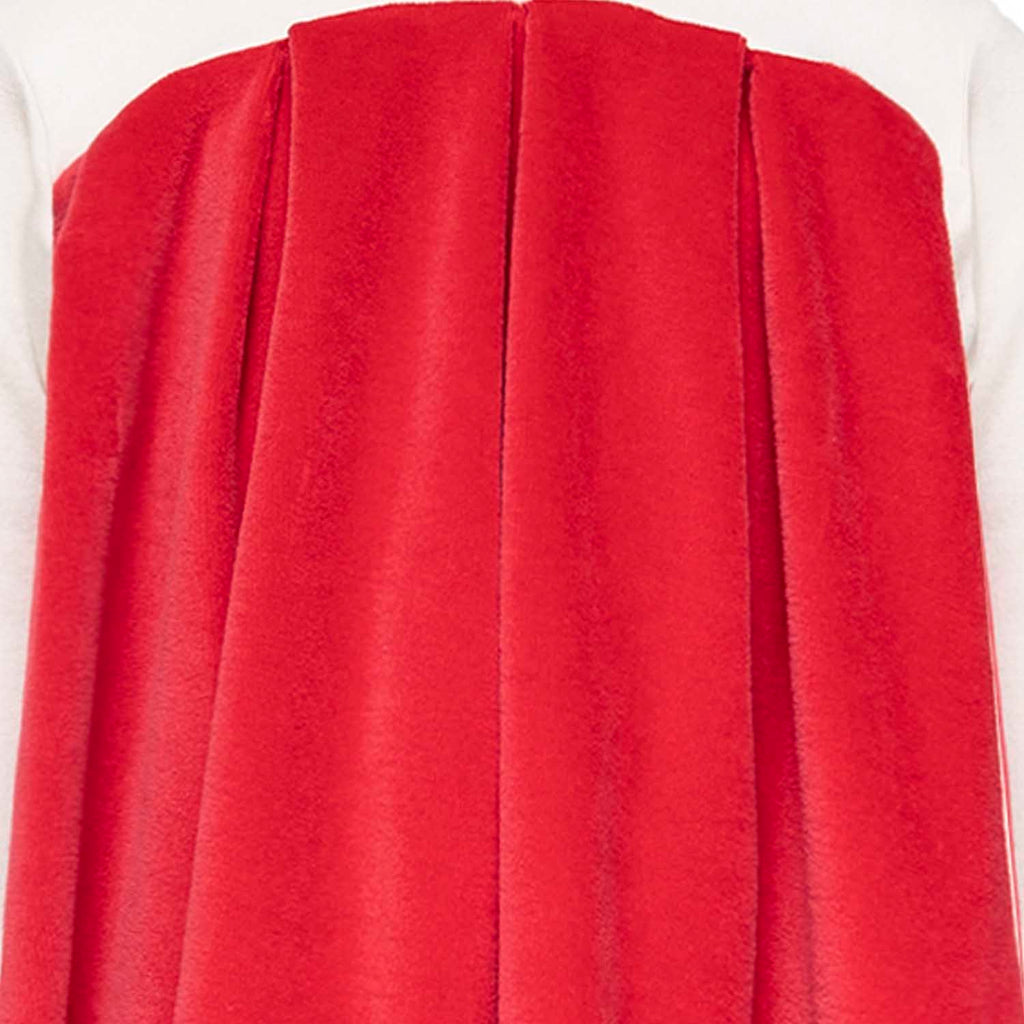 Baby Dress in White and Red - Dress