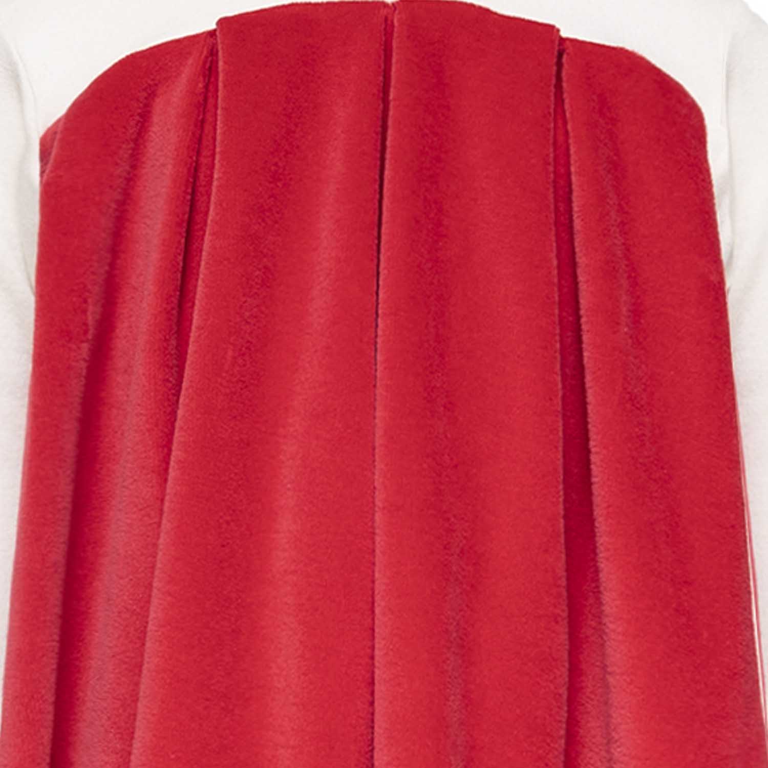 Baby Dress in White and Red - Dress