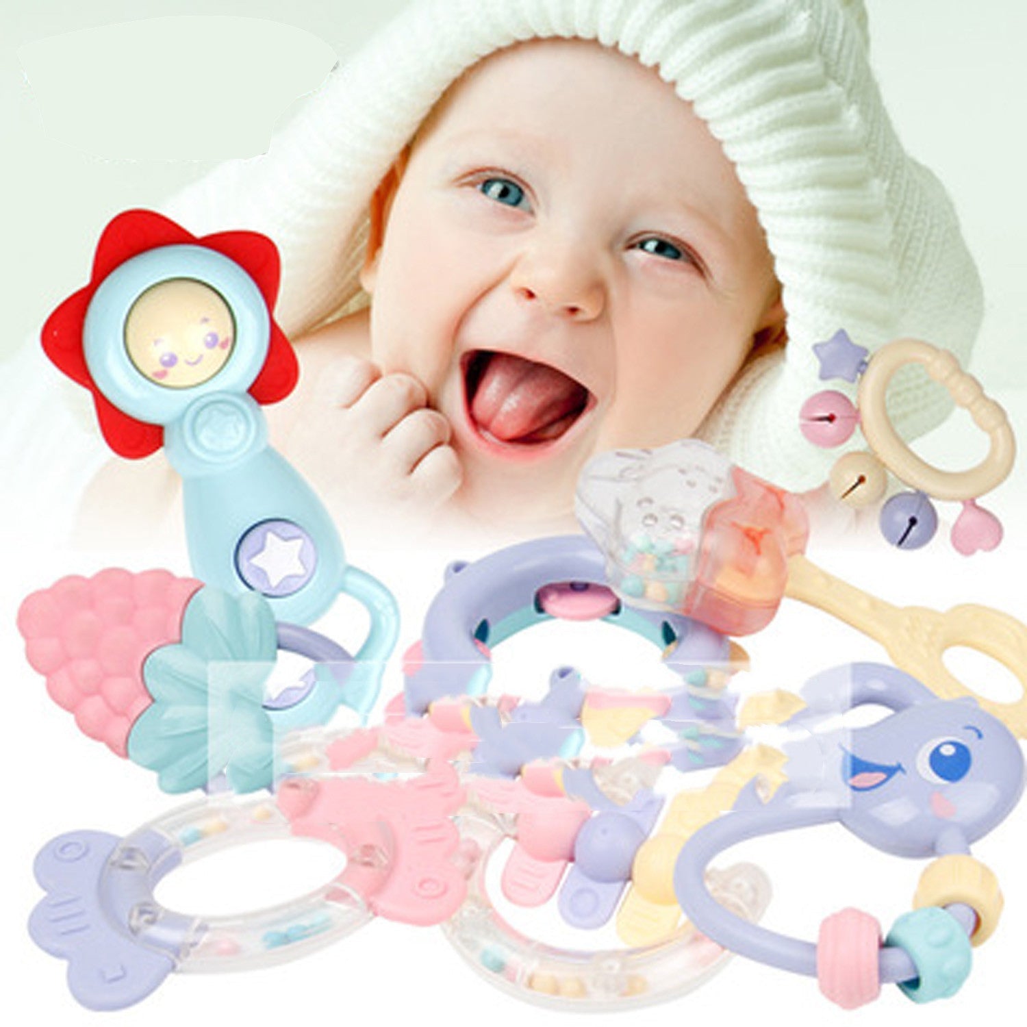 Baby Early Learning Teether Toy Set - 1set - Baby Toys