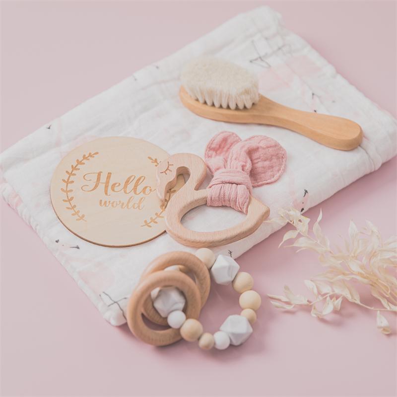 Baby Gift Box Set Bath Towel Toys - Swan Bath Set