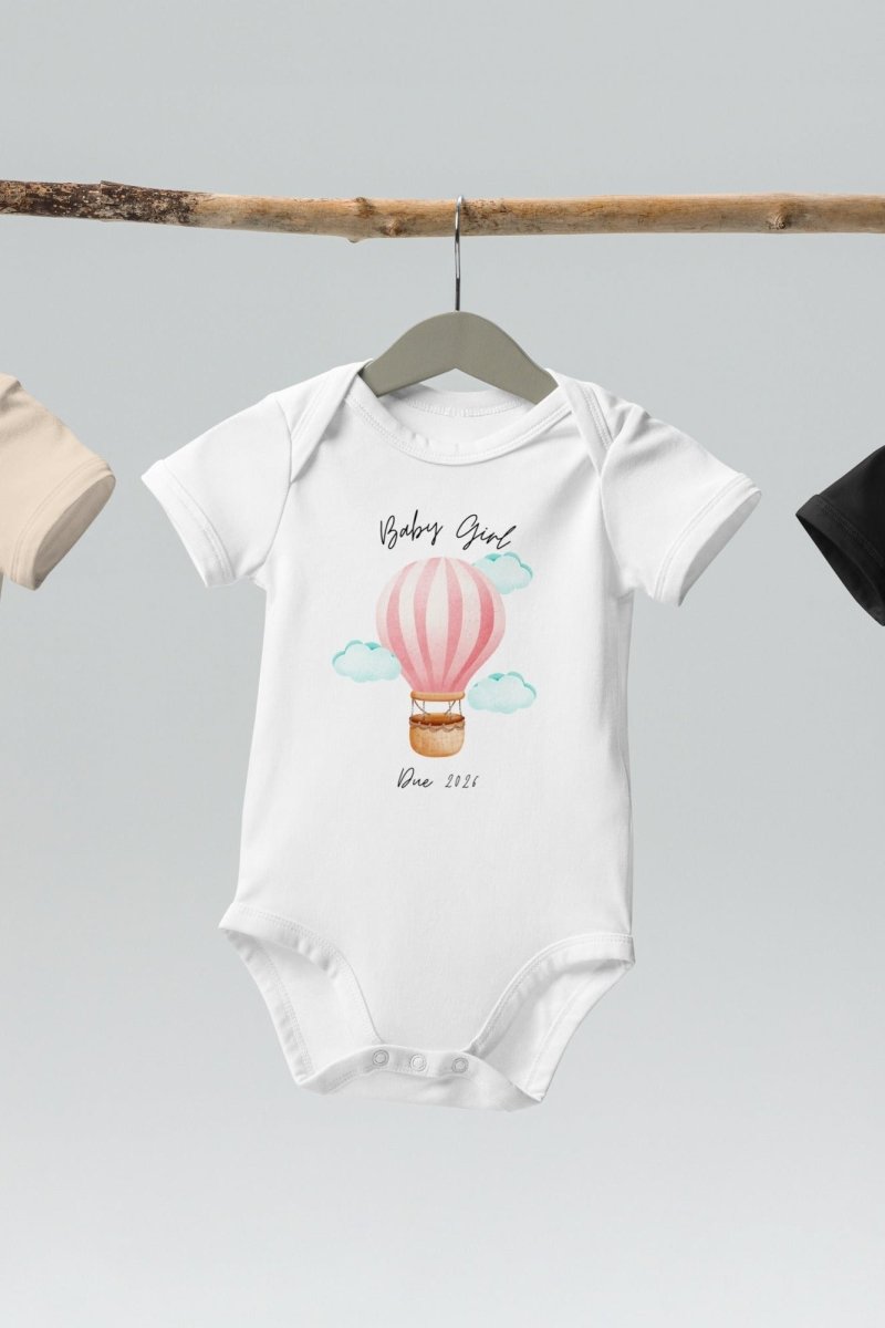 Baby Girl Due (Personalised Name Bodysuit) - Bodysuits